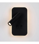 Reading wall lamps - ITALUX Doria Reading Wall Mount 2xLED 8W 3000K Black WL-83957-1-BK - product 1