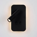 ITALUX Doria Ścienna do Czytania 2xLED 8W 3000K Czarny WL-83957-1-BK