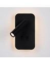 ITALUX Doria Reading Wall Mount 2xLED 8W 3000K Black WL-83957-1-BK