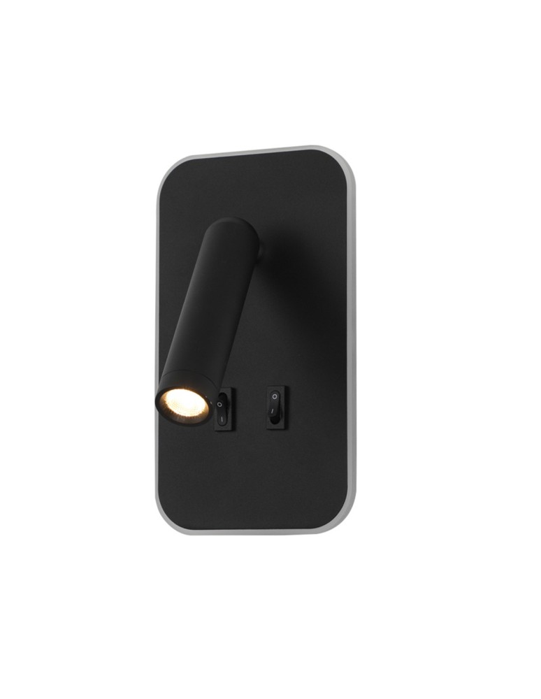 Reading wall lamps - ITALUX Doria Reading Wall Mount 2xLED 8W 3000K Black WL-83957-1-BK - product kolory-swiatla.pl 3
