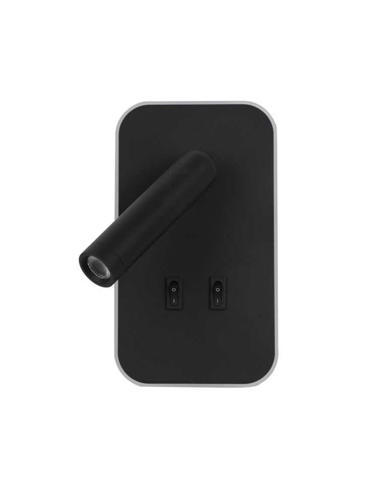 Reading wall lamps - ITALUX Doria Reading Wall Mount 2xLED 8W 3000K Black WL-83957-1-BK - product kolory-swiatla.pl 4