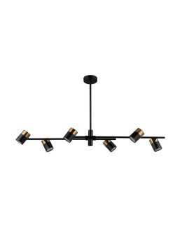 ITALUX Elice Pendant 6xGU10 35W Black, Brass PND-58892-6-BK-BRO - product 2