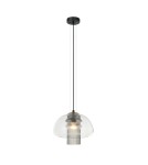 Single pendant lamps - ITALUX Feder Pendant 1xE27 40W Black PND-61001C-BK - product 1