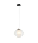 Single pendant lamps - ITALUX Feder Pendant 1xE27 40W Black PND-61001B-BK - product 1