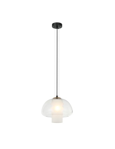 ITALUX Feder Pendant 1xE27 40W Black PND-61001B-BK