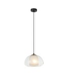 Single pendant lamps - ITALUX Feder Pendant 1xE27 40W Black PND-61001A-BK - product 1