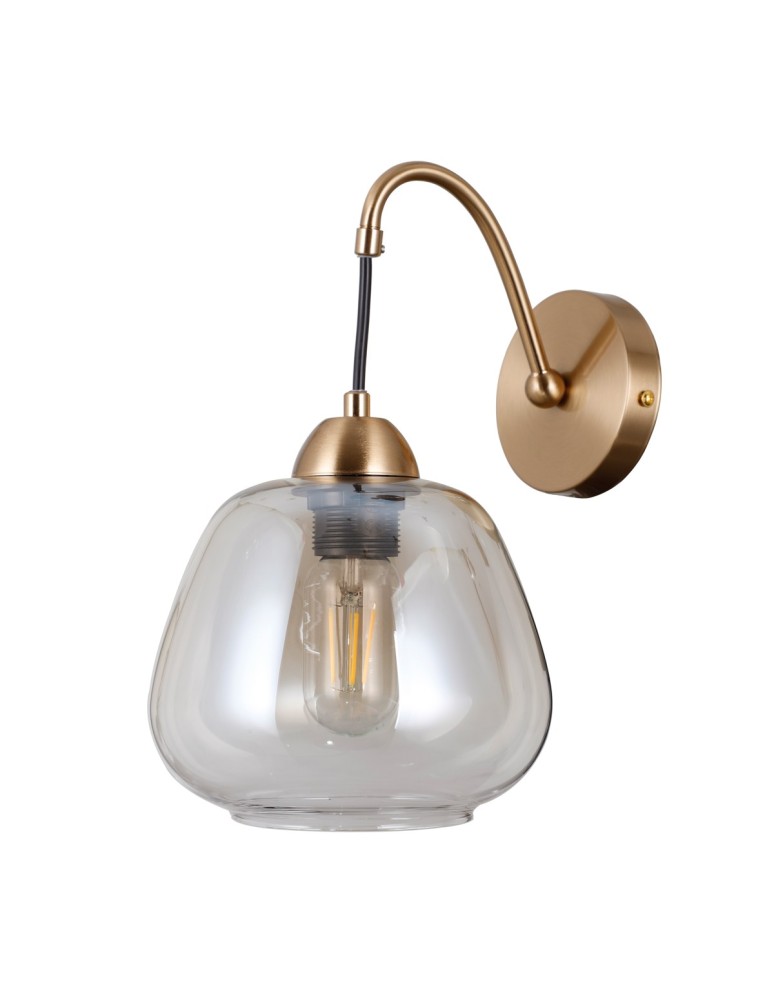 Cantilever wall lamps - ITALUX Felis Wall-mounted 1xE27 40W Gold WL-40824-1-GD - product kolory-swiatla.pl 2