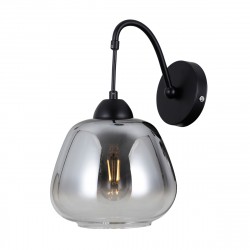 ITALUX Felis Ścienna 1xE27 40W Czarny mat WL-40824-1-BK