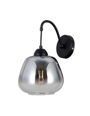 ITALUX Felis Wall mounted 1xE27 40W Black matte WL-40824-1-BK