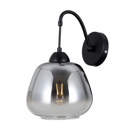ITALUX Felis Ścienna 1xE27 40W Czarny mat WL-40824-1-BK
