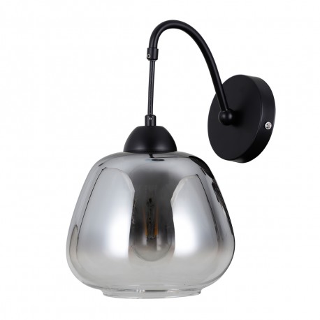 ITALUX Felis Ścienna 1xE27 40W Czarny mat WL-40824-1-BK