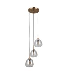 Triple pendant lamps - ITALUX Felis Pendant 3xE27 40W Gold PND-40824-3-GD - product 3