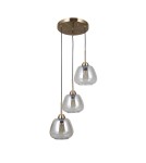 Triple pendant lamps - ITALUX Felis Pendant 3xE27 40W Gold PND-40824-3-GD - product 4