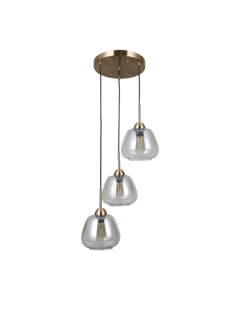 Triple pendant lamps - ITALUX Felis Pendant 3xE27 40W Gold PND-40824-3-GD - product kolory-swiatla.pl 4