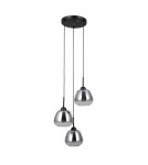 Triple pendant lamps - ITALUX Felis Pendant 3xE27 40W Black matte PND-40824-3-BK - product 3