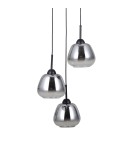 Triple pendant lamps - ITALUX Felis Pendant 3xE27 40W Black matte PND-40824-3-BK - product 2