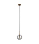Single pendant lamps - ITALUX Felis Pendant 1xE27 40W Gold PND-40824-1-GD - product 4