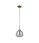 Single pendant lamps - ITALUX Felis Pendant 1xE27 40W Gold PND-40824-1-GD - product 3