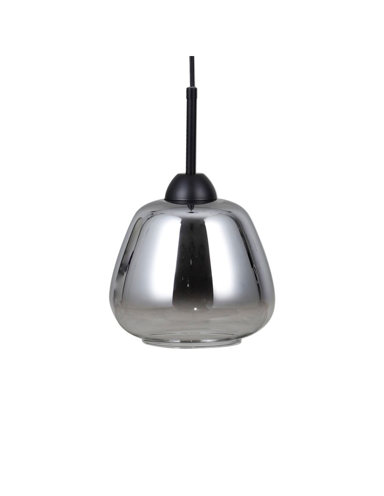 Single pendant lamps - ITALUX Felis Pendant 1xE27 40W Matte Black PND-40824-1-BK - product kolory-swiatla.pl 2