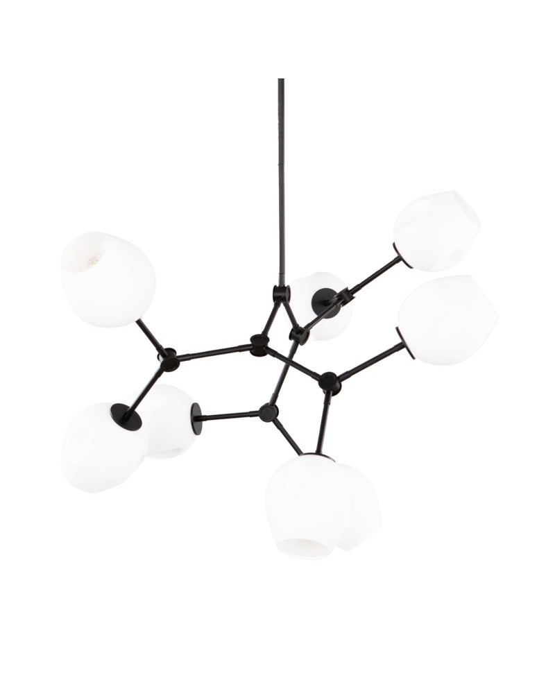 Pendant lamps spheres - ITALUX Ferral Pendant 8xE27 60W Black PND-75075-8-BK-WG - product kolory-swiatla.pl 2