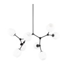 Pendant lamps spheres - ITALUX Ferral Pendant 8xE27 60W Black PND-75075-8-BK-WG - product 3