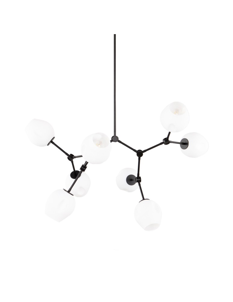 Pendant lamps spheres - ITALUX Ferral Pendant 8xE27 60W Black PND-75075-8-BK-WG - product kolory-swiatla.pl 3