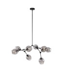 Pendant lamps spheres - ITALUX Ferral Pendant 8xE27 60W Black PND-75075-8-BK-SG - product 4