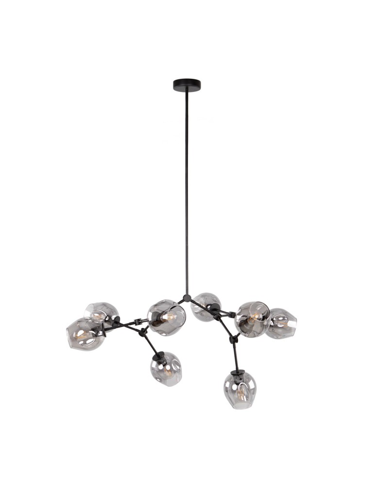 Pendant lamps spheres - ITALUX Ferral Pendant 8xE27 60W Black PND-75075-8-BK-SG - product kolory-swiatla.pl 4
