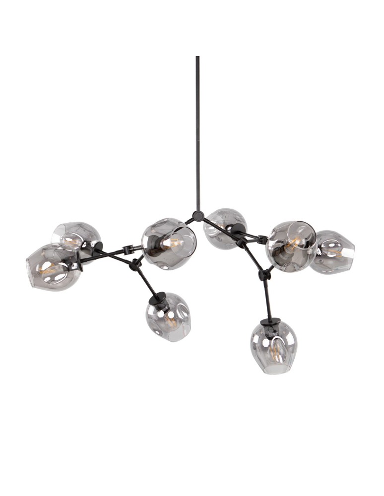 Pendant lamps spheres - ITALUX Ferral Pendant 8xE27 60W Black PND-75075-8-BK-SG - product kolory-swiatla.pl 2