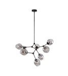 Pendant lamps spheres - ITALUX Ferral Pendant 8xE27 60W Black PND-75075-8-BK-SG - product 1