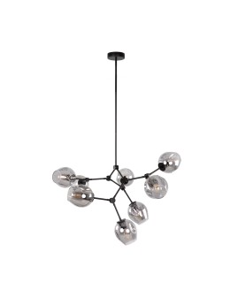 ITALUX Ferral Wisząca 8xE27 60W Czarny PND-75075-8-BK-SG