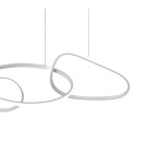 Pendant lamps over the island - ITALUX Fonte Pendant 4xLED 60W from 3000K to 6000K White PND-22412-S4-WH. - product 2