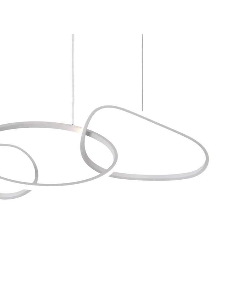 Pendant lamps over the island - ITALUX Fonte Pendant 4xLED 60W from 3000K to 6000K White PND-22412-S4-WH. - product kolory-swiatla.pl 2