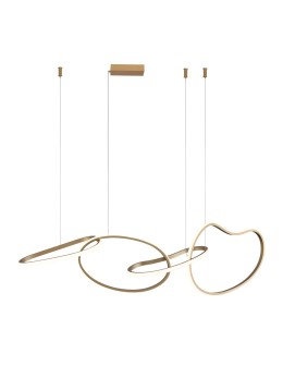 ITALUX Fonte Pendant 4xLED 60W from 3000K to 6000K Gold PND-22412-S4-GD