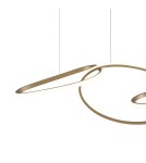 Pendant lamps over the island - ITALUX Fonte Pendant 4xLED 60W from 3000K to 6000K Gold PND-22412-S4-GD - product 2