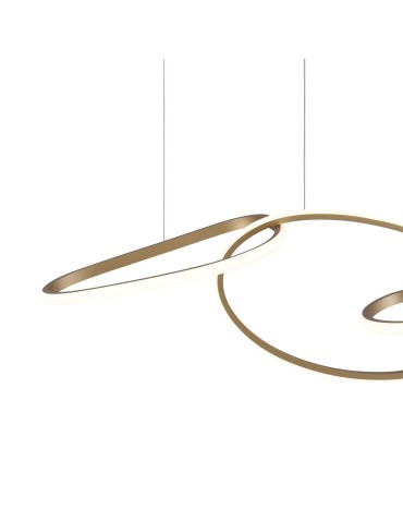 ITALUX Fonte Wisząca 4xLED 60W od 3000K do 6000K Złoty PND-22412-S4-GD - produkt 2