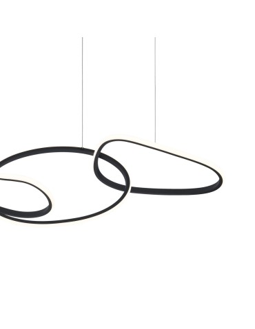 ITALUX Fonte Pendant 4xLED 60W from 3000K to 6000K Black PND-22412-S4-BK - product 2