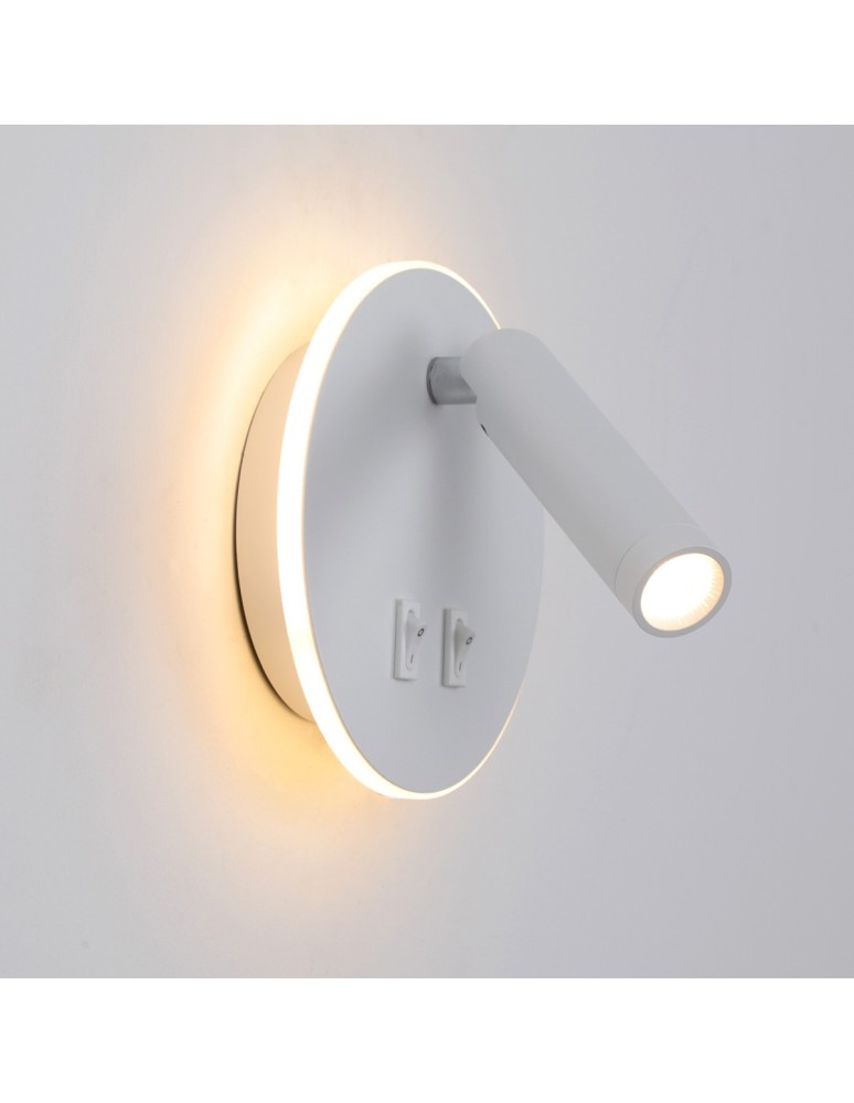 Reading wall lamps - ITALUX Furla Reading Wall Mount 2xLED 8W 3000K White WL-53742-1-WH - product kolory-swiatla.pl 2