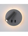 ITALUX Furla Reading Wall Mount 2xLED 8W 3000K Grey WL-53742-1-GR