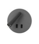 Reading wall lamps - ITALUX Furla Reading Wall Mount 2xLED 8W 3000K Grey WL-53742-1-GR - product 4