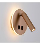 Reading wall lamps - ITALUX Furla Reading Wall Mount 2xLED 8W 3000K Gold WL-53742-1-GD - product 2