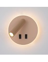ITALUX Furla Reading Wall Mount 2xLED 8W 3000K Gold WL-53742-1-GD