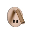 Reading wall lamps - ITALUX Furla Reading Wall Mount 2xLED 8W 3000K Gold WL-53742-1-GD - product 4