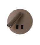 Reading wall lamps - ITALUX Furla Reading Wall Mount 2xLED 8W 3000K Coffee WL-53742-1-CF - product 3