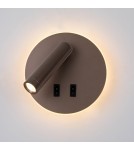 Reading wall lamps - ITALUX Furla Reading Wall Mount 2xLED 8W 3000K Coffee WL-53742-1-CF - product 1