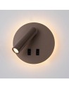 ITALUX Furla Reading Wall Mount 2xLED 8W 3000K Coffee WL-53742-1-CF