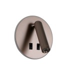 Reading wall lamps - ITALUX Furla Reading Wall Mount 2xLED 8W 3000K Coffee WL-53742-1-CF - product 4