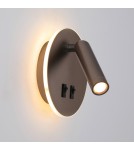 Reading wall lamps - ITALUX Furla Reading Wall Mount 2xLED 8W 3000K Coffee WL-53742-1-CF - product 2