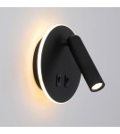Reading wall lamps - ITALUX Furla Reading Wall Mount 2xLED 8W 3000K Black WL-53742-1-BK - product 2