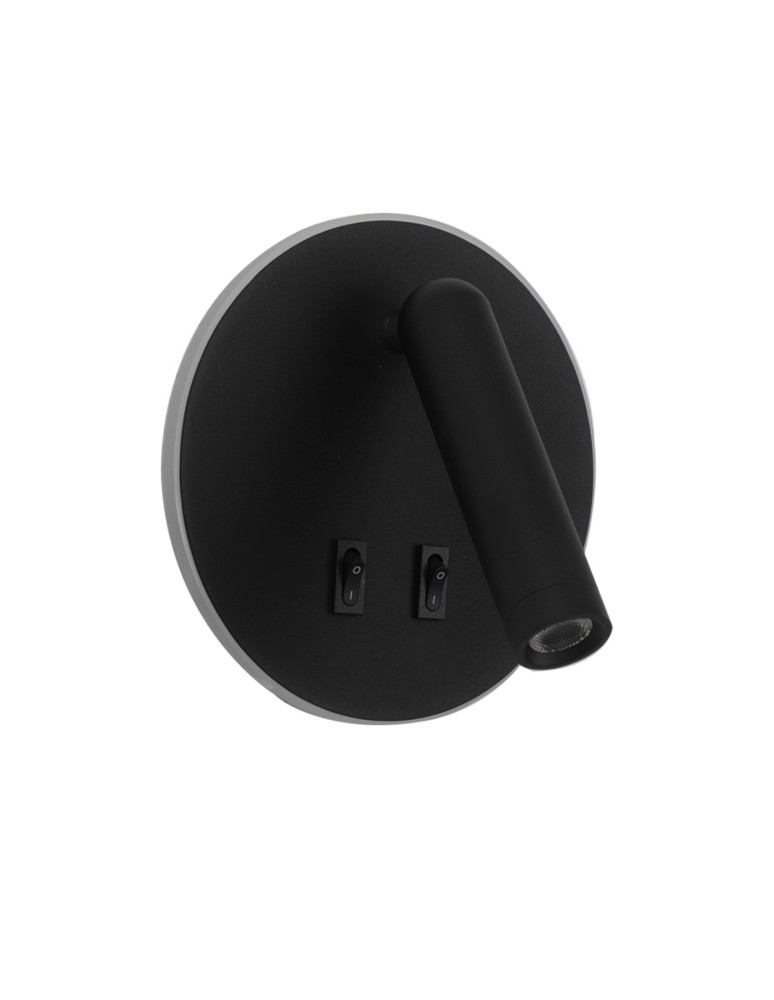 Reading wall lamps - ITALUX Furla Reading Wall Mount 2xLED 8W 3000K Black WL-53742-1-BK - product kolory-swiatla.pl 4